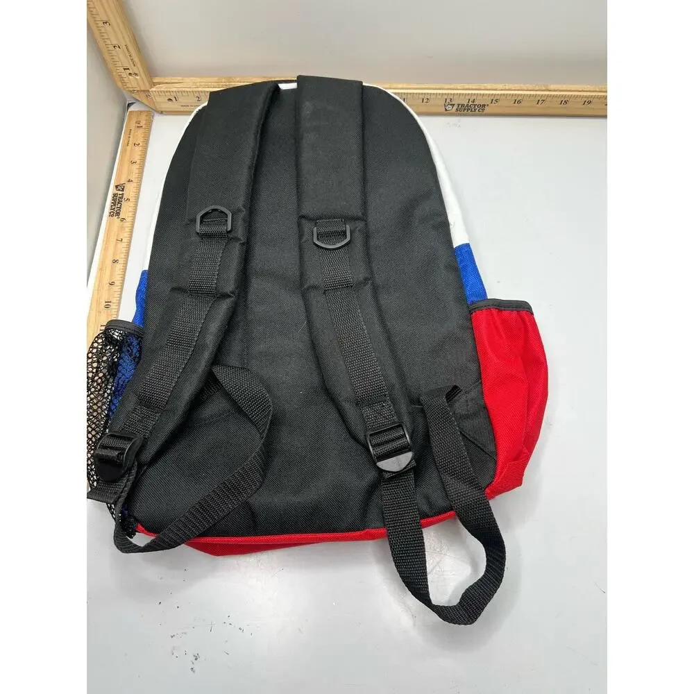 NY New York Giants NFL Backpack Unisex Colorblock Graphic Football School Bag